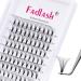Volume eyelashes 16d Russian Volume eyelashes D Curl 0.07mm 8-14mm Mix finished compartments of eyelashes Bulled eyelashes for eyelash extensions 1 piece (1 Pack) 16D-0.07-D