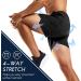 Haimont Men's 5 Inch Dry Fit Running Shorts with Pockets - Water Resistant & Lightweight | Gym Workout Exercise Shorts - Black (Small) - Buy Online on SooperMarket.com