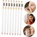 FOYTOKI 12pcs Eyebrow Pencil Sharpener Eyebrow Pencils Makeup Eyebrow Pen for Women Wooden White - Buy Online on SooperMarket.com