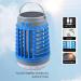 Buzzbug Mosquitoes Killers - BugZapper Outdoor - Mosquitoes Zapper - Waterproof Solar Powered Buggs Zapper - LED UV Light Indoor Mosquitoes Killers Electric Fly Zapper Lamp for Patio Backyard Purple - Buy Online on SooperMarket.com