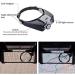 Head Magnifier Adjustable Size Headband Magnifying Lenses Repair Work Light High Transparency Lenses LED Light Head Lamp - Buy Online on SooperMarket.com