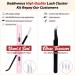 DIY Lash Extension Kit: 100 Pcs Lash Clusters with Waterproof Bond, Seal, and Tweezers - Goddvenus (7-14-16 Mixed) - Buy Online on SooperMarket.com