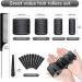 Mabufun Jumbo Hair Rollers Set Hair Rollers Self Grip Curlers For Long Hair No Heat Curlers Heatless Hair Rollers With Clips & Comb 24 Packs (Black 24Pcs) - Buy Online on SooperMarket.com