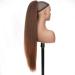 PORSMEER 30 Inch Yaki Straight Drawstring Ponytail Clip In Extensions for Women Kinky Straight Pony Tail Extensions Hair Extensions Ponytail (Black mixed brown) - Buy Online on SooperMarket.com