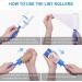 Pet Hair Lint Roller Set - 900 Extra Sticky Sheets, 5 Handles, 10 Refills - Portable Travel Size for Clothes, Furniture, Dog & Cat Hair Removal - Buy Online on SooperMarket.com