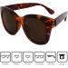 Stylish Retro Mini Glasses - Prescription Sunglasses Thick Frame Free Case Women s Leopard Brown Reading Glasses (1.5 Diopters) - Buy Online on SooperMarket.com