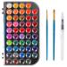 Watercolor Paint Set  48 Colors Non-toxic Watercolor Paint with a Brush Refillable a Water Brush Pen and Palette  Washable Water Color Paints Sets for Kids Adults Artists Children Students Beginner