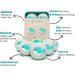 Organic Wool Dryer Balls - New Dolphin Design | Reusable Laundry Felt Balls with Crafting Box | Reduce Drying Time & Wrinkles - Style-3 - Buy Online on SooperMarket.com