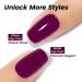 YTD Likomey Gel Nail Polish - 15ml Wine Purple UV Soak Off Varnish for Fall & Winter Nail Art - Raspberry Deep Plum Gel for DIY Manicure & Pedicure - CS017 0.5 Fl Oz - Buy Online on SooperMarket.com
