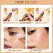 Mrettick 3 Color Liquid Contour Stick Bronzer | Face Highlighter & Contour Wand | Lightweight & Natural Makeup Brushes - Buy Online on SooperMarket.com