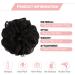 Vlasy Messy Bun Hair Piece 1B# 60g | Curly Wavy Scrunchies Extension for Women | Synthetic Chignons Updo Hairpiece Accessories for Girls - Buy Online on SooperMarket.com