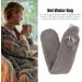 LBEC Rubber Hot Water Bottle - Safe Durable Multifunctional Heater | Dark Gray | International Shipping - Buy Online on SooperMarket.com