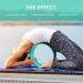 FEWOO Yoga Wheel Set for Back Pain Relief and Flexibility - Includes 3 Black+Green Props for Stretching, Massages, and Backbends - Buy Online on SooperMarket.com