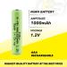 Exell 1.2V NiMH AAA Rechargeable Button-Top Battery 1000 mAh Replacement for Electric Razor & Toothbrush International Shipping Available - Buy Online on SooperMarket.com