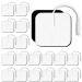 TENS Unit Replacement Pads TENS Unit Pads SM Electrodes Pads 2x2 20 Pack Reusable Self-Adhesive Electrodes Pads Compatible with AUVON TENS TENS 7000 HealthmateForever EMS Muscle Stimulator Machine 2*2--20 Pack