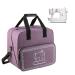 WITSTEP Sewing Machine Case Compatible with Singer/KPCB Mini Sewing Machine and Accessories Portable Travel Tote Bag with Removable Bottom Pad Adjustable Shoulder Strap & Multiple Pockets Purple