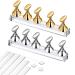 Acrylic nail display stand training fingernail display stand nail tip holder for false nail tip manicure tool salon DIY manicure tool 2er set (gold and silver)