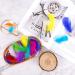 Coceca 300pcs Colorful Feathers for DIY Craft, Wedding, and Party Decor - Buy Online on SooperMarket.com