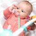 Baok Baby Schnullerhalter - 4 Anti-Tie-Off Steel Pacifier Chains | Silicone Pacifier Holders for Babies & Parents - Buy Online on SooperMarket.com