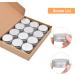 Sopito Aluminum Tins - 24 Pack 60ml Empty Round Tins for Lip Balm Cosmetics Mini Candles & Crafts - Buy Online on SooperMarket.com