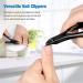 FERYES Large Handle Toenail Clippers for Thick Fungal or Ingrown Toenails - Podiatrist Recommended 4R13 Stainless Steel Cutters - BLACK - Buy Online on SooperMarket.com