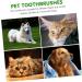 HAPINARY 1 Set Pet Toothbrush Pet Mouth Cleaning Tool Pet Dog Toothbrush Cat Toothpaste Tools Pets Pp - Buy Online on SooperMarket.com
