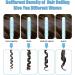 Heatless Curls Headband Kit - Navy Blue | Hair Styling Tools for Long Medium Hair | Curling Rod Wrap with Scrunchies and Hair Clip - Buy Online on SooperMarket.com