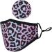 Washable Reusable 3-Layer Cotton Cloth Mask - Grey Leopard Print | One Size Fits Most | Eco-Friendly Face Covering - Buy Online on SooperMarket.com