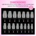 Saviland Soft Nail Gel Tips - 480PCS Short Coffin Full Cover Matte False Nail Tips for DIY Nail Art & Extensions - Perfect Valentine Gift - Buy Online on SooperMarket.com