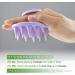 Bestool Hair Scalp Massager Shampoo Brush - Soft Silicone Bristles, Exfoliating Scrubber for Dandruff Treatment, Hair Growth, Stress Relief - Purple - Buy Online on SooperMarket.com
