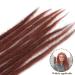 10PC No LIFE 50cm Black to Ginger Red Dreadlock Extensions | Synthetic Dreadlock Accessories for Men & Women | Jamaican Punk Hip-Hop Reggae Hair Wigs - Buy Online on SooperMarket.com