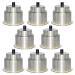 Yuanhe Stainless Steel Cup Drink Holder Insert with Drain for Marine Boat RV Camper 8PCS