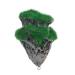 PopetPop combat fish aquarium 1 piece of aquarium decoration stone swimming skirt artificial stone aquarium decor bimsstein flying rock ornament - size s aquarium stones nature