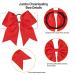 Whales Red Hair Loops - 2-Piece Big Ripband Elastic Hair Bands | Cheer Bows & Ponytail Holders for Girls & Toddlers - Buy Online on SooperMarket.com