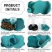 QIODAZOO Bowls for Reptiles Amphibians Tortoise Accessories 2 IN 1 Reptile Feeding Dish Automatic Dispenser Tortoise Water Dish Lake Blue - Buy Online on SooperMarket.com