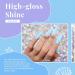 Beetles Blue Purple Gel Nail Polish Set - 6 Pcs Aquamarine Mermaid Gel Polish | Soak Off UV LED, Base & Top Coat | Salon Quality Starter Kit | Mother's Day Gifts - Buy Online on SooperMarket.com