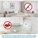 6 Pack Ultrasonic Pest Repeller - Electronic Indoor Pest Control for Insects, Roaches, Mice, Spiders, Ants, Bugs, Mosquitoes - Plug-in Repellent for Home, Garage, Warehouse, Office, Hotel - Buy Online on SooperMarket.com