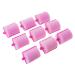 Conair Jumbo Foam Rollers in Pink - 9 Count Set in Zipper Case | Self-Fastening, Reusable - Pack of 1 - Buy Online on SooperMarket.com