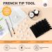 SAVILAND Soft Nail Sponges for Ombre - Easy Gradient Nail Art Sponges & French Tip Stickers for Beginners | International Shipping Available - Buy Online on SooperMarket.com