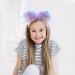 minkissy Foil Strips Pom Pom Headband Tinsel Pompom Ball Head Bopper Fluffy Ball Hair Loop Cosplay Hair Accessories for Christmass New Year Birthday Party Favors Purple - Buy Online on SooperMarket.com