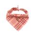lionet paws Bandana for Dog Headscarves Dog Scarf Triangular Scarf for Small Medium and Large Dogs Orange L (Pack of 1) Orange