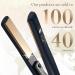 Transform Your Hair with the 2-in-1 Lure & Smooth Smoothing Iron - Long-lasting Styling for Smooth & Curly Looks (829 Gold) - 5 Years Worry-Free Use - Buy Online on SooperMarket.com