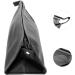 Hair Dryer Bag Travel Hair Dryer Storage Bag PU Leather Waterproof Dustproof Carry Storage Bag with Hanging Hook Hair Dryer Curling Iron Straightener Brush (Black) - Buy Online on SooperMarket.com