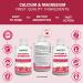 Liquid Calcium Magnesium Formula with Vitamin D Vitamin E and Zinc - Maintain Healthy and Stronger Bones - 500ml - Vanilla Spearmint Flavor - Non-GMO Gluten Free Sugar Free - Made in Canada - Buy Online on SooperMarket.com