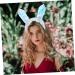 PLAFOPE Rabbit Ear Headband Bunny Ears Hair Clip Party Headband for Women Cartoon Rabbit Headband Party Headband for Adults Rabbit Ear Hairband Pvc Rain Wire. Plastic Floor. Satin Cloth - Buy Online on SooperMarket.com