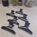 Head Jog 12 Pack Butterfly Hair Clips Accessories for Sectioning and Styling. Hair Clamps for Women and Men (Black) - Buy Online on SooperMarket.com