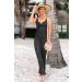 PRETTYGARDEN Women's Summer Casual Two Piece Outfit | Tank Top & Ribbed Knit Long Pants Set | Black Medium Tracksuit - Buy Online on SooperMarket.com