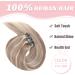 Vlasy Clip in Hair Extensions Human Hair 14 Inch (70 g) P16/60# - Seamless & Natural Thick Weft for Women - Buy Online on SooperMarket.com