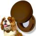 moosh Silicone Airtag Holder for Dogs and Cats | Perfect for Pet Trackers | Safe & Stylish Brown