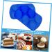 DECHOUS 2 Pcs Six Egg Mold Silica Gel 3D Gift Biscuit - Buy Online on SooperMarket.com